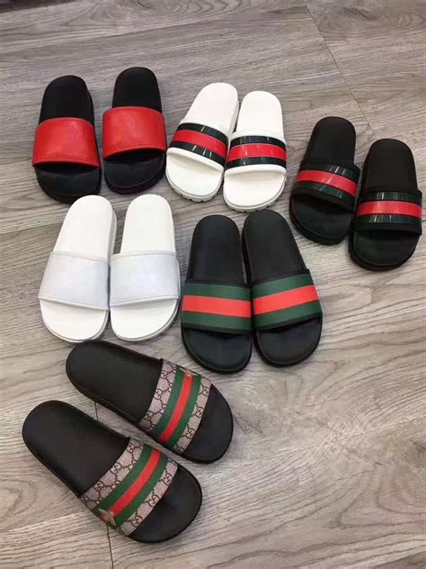 how to identify Gucci slides